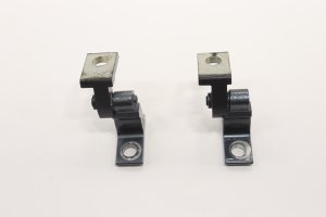 2012-2022 Volkswagen Passat Gray Door Upper and Lower Hinge Set - Rear, Left (Driver) (Used OEM)