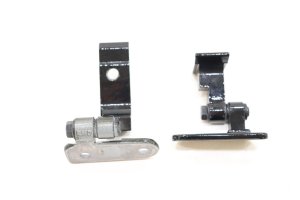 2017-2023 BMW 530e Black Upper and Lower Door Hinge Set - Rear, Right (Passenger) (Used OEM)