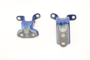2016-2021 Subaru Crosstrek Blue Door Hinge Set - Rear, Left (Driver) (Used OEM)