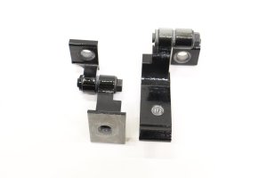 2017-2025 BMW X4 Black Upper and Lower Door Hinge Set - Rear, Right (Passenger) (Used OEM)