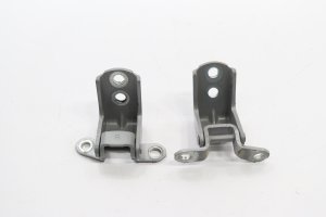 2014-2024 INFINITI QX80 Silver Door Upper and Lower Hinge Set - Front, Right (Passenger) (Used OEM)
