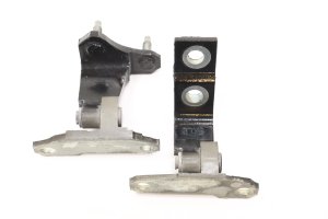 2014-2024 INFINITI QX80 Black Door Upper and Lower Hinge Set - Rear, Left (Driver) (Used OEM)