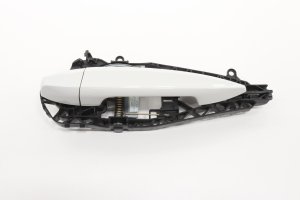 2016-2022 BMW X1 White Comfort Access Exterior Door Handle - Front, Left (Driver) (Used OEM)