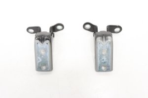 2017-2020 Genesis G80 Black Door Upper and Lower Hinge Set - Front, Left (Driver) (Used OEM)