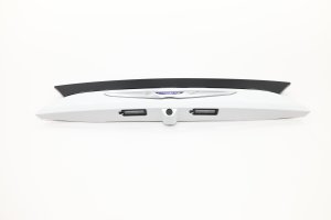 2020-2025 Chrysler Voyager White Liftgate License Plate Molding - Rear (Used OEM)