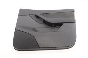 2020-2024 Tesla Y Black Door Interior Trim Panel - Front, Right (Passenger) (Used OEM)
