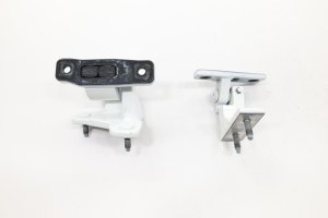 2017-2023 Mercedes-Benz E500 White Door Hinge Set - Front, Right (Passenger) (Used OEM)
