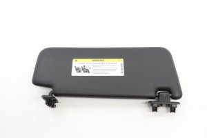 2020-2022 Mercedes-Benz E350 Black Sun Visor with Illuminated Vanity Mirror - Front, Left (Driver) (Used OEM)