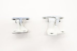 2014-2019 Mercedes-Benz CLA250 White Door Hinge Set - Rear, Right (Passenger) (Used OEM)