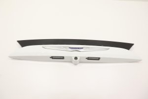 2020-2025 Chrysler Voyager White Liftgate License Plate Molding - Rear (Used OEM)