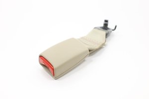 2014-2020 Acura MDX Beige Second-Row Center Seat Belt Assembly - Rear, Left (Driver) (Used OEM)
