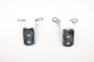 2025-2026 Nissan Murano White Door Hinge Set - Front, Left (Driver) (Used OEM)