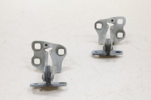 2017-2023 Tesla 3 White Door Hinge Set - Front, Left (Driver) (Used OEM)