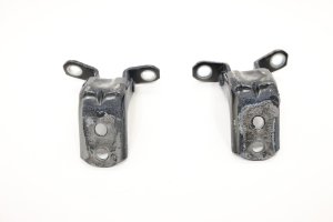 2016-2023 Nissan Maxima Black Upper and Lower Door Hinge Set - Front, Left (Driver) (Used OEM)