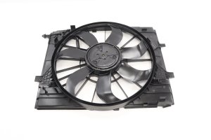 2018 Mercedes-Benz E350 Radiator Cooling Fan Shroud and Motor Assembly (Used OEM)
