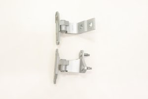 2014-2024 INFINITI QX80 Silver Door Upper and Lower Hinge Set - Rear, Right (Passenger) (Used OEM)
