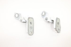 2020-2025 Ford Explorer White Upper and Lower Door Hinge Set - Rear, Right (Passenger) (Used OEM)