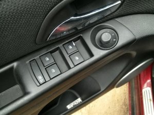 2014-2016 Chevrolet Malibu Tan Master Power Window and Door Lock Switch - Left (Driver) (Used OEM)