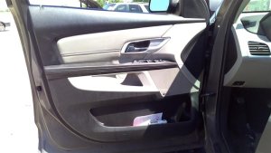 2010-2017 GMC Terrain Black Door Interior Trim Panel with Power Windows and Locks - Front (Used OEM)