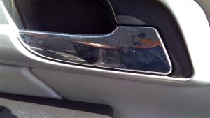 2010-2017 GMC Terrain Gray Chrome Interior Door Handle - Right (Passenger) (Used OEM)