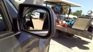 2010-2011 Chevrolet Equinox Gray Power Door/Side View Mirror - Right (Passenger) (Used OEM)