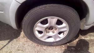 2001-2004 Mazda Tribute Silver 16x7 5-Spoke Silver Alloy Wheel (Used OEM)