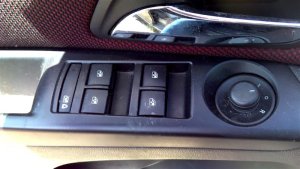 2013 Chevrolet Malibu Black Master Power Window and Door Lock Switch - Left (Driver) (Used OEM)
