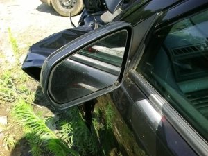 2008-2010 Dodge Avenger Black Power Heated Door/Side View Mirror - Left (Driver) (Used OEM)