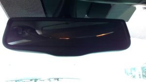2011-2012 Dodge Durango Auto-Dimming Interior Rear View Mirror with Microphone (Used OEM)