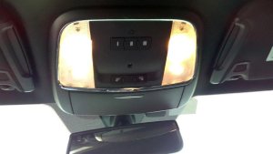 2011-2014 Dodge Charger Red Front Floor Console Panel with Garage Door Opener (Used OEM)