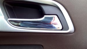 2010-2017 GMC Terrain Black Chrome Interior Door Handle - Right (Passenger) (Used OEM)