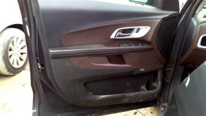 2010-2017 GMC Terrain Brown Door Interior Trim Panel with Power Windows and Locks - Front, Left (Driver) (Used OEM)