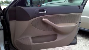 2001-2005 HONDA CIVIC Door Interior Trim Panel with Power Windows - Front, Right (Passenger) (Used OEM)