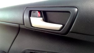 2010-2015 Toyota Prius Gray Interior Door Handle - Left (Driver) (Used OEM)