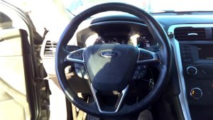 2014-2016 Ford Fusion Black Tilt and Telescopic Steering Column with Key (Used OEM)