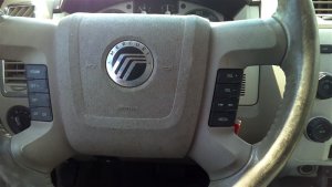 2008 Mercury Mariner Tan Steering Wheel Air Bag (Used OEM)