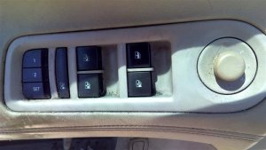 2015-2017 Chevrolet Caprice Master Power Window and Door Lock Switch - Left (Driver) (Used OEM)