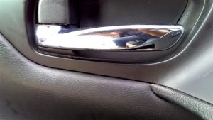 2015-2019 Nissan Murano Chrome Chrome Interior Door Handle - Left (Driver) (Used OEM)