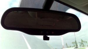 2003-2005 Pontiac Sunfire Manual Tilt Interior Rear View Mirror with OnStar (Used OEM)