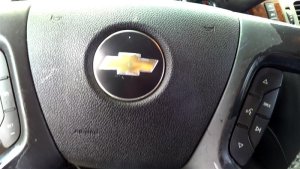 2007-2010 Cadillac Escalade Black Steering Wheel Air Bag - Front, Left (Driver) (Used OEM)