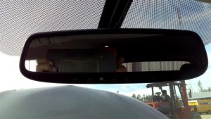 2013 INFINITI G37 Red Automatic Dimming Interior Rear View Mirror (Used OEM)