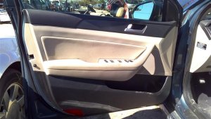 2015-2017 Hyundai Sonata Tan Door Interior Trim Panel with Power Windows and Locks - Front, Left (Driver) (Used OEM)