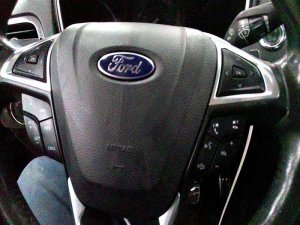 2013-2016 Lincoln MKZ Black Steering Wheel Air Bag - Left (Driver) (Used OEM)