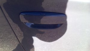 2011-2023 Dodge Charger Gray Exterior Door Handle Assembly - Front, Right (Passenger) (Used OEM)