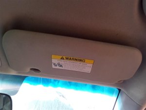 OEM Gray Sun Visor without Sunroof without Extension for 2014-2016 Hyundai - Right (Passenger) (OEM)