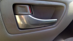 2012-2017 Toyota Camry Silver Rear Interior Door Handle (Used OEM)