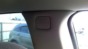2013-2017 Buick Enclave Black Roof Curtain Air Bag - Left (Driver) (Used OEM)