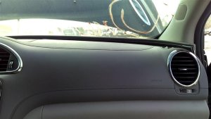 2013-2017 Buick Enclave Black Dashboard Air Bag - Right (Passenger) (Used OEM)