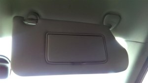 2016-2017 Nissan Maxima Gray Sun Visor - Right (Passenger) (Used OEM)