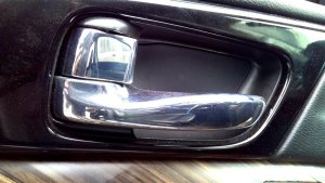 2016-2023 Nissan Maxima Chrome Chrome Interior Door Handle - Left (Driver) (Used OEM)